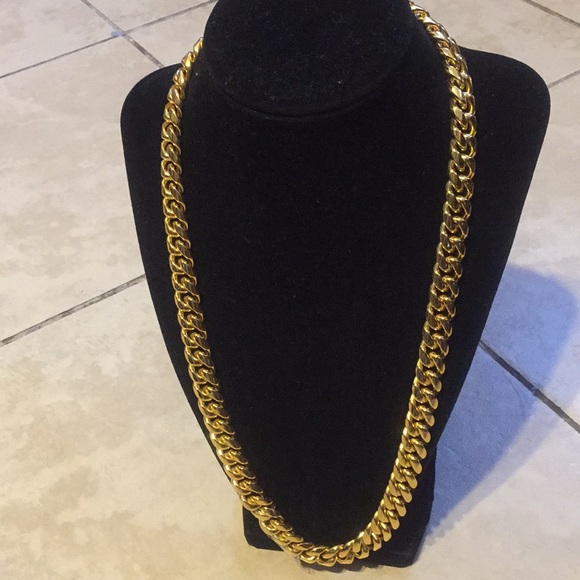 8karats Rolled Gold 12mm Cuban 